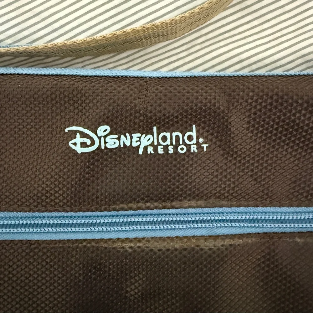 00’s Disneyland Resort Bambie‎ Blue & Brown Messenger Bag Crossbody Laptop Bag
